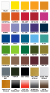 Plutonium Color Chart