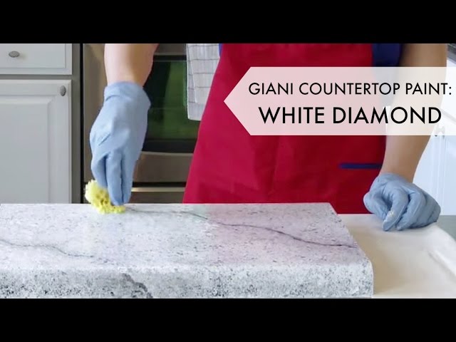 Giani Countertop Paint Kit White Diamond Granite Paint Free