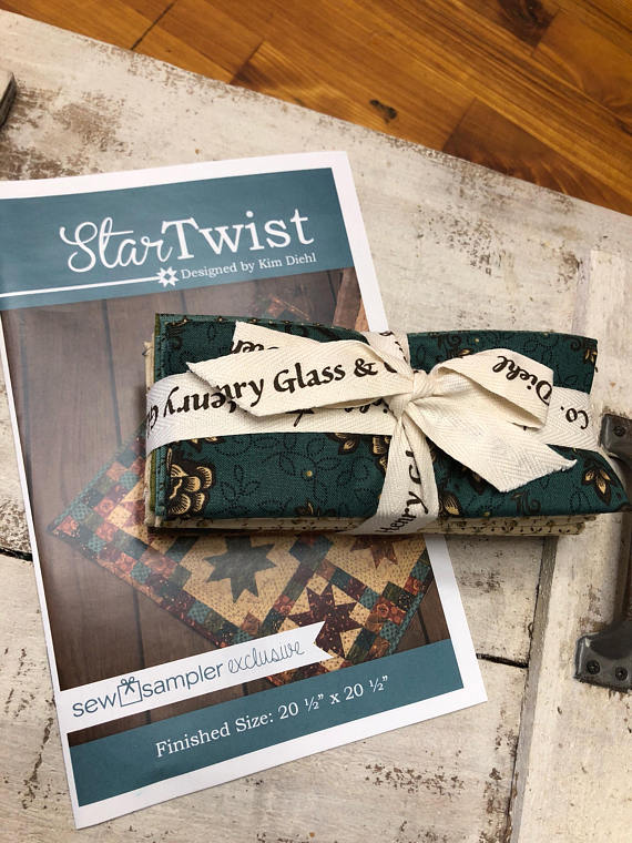 Star Twist Pattern with fabric bundle