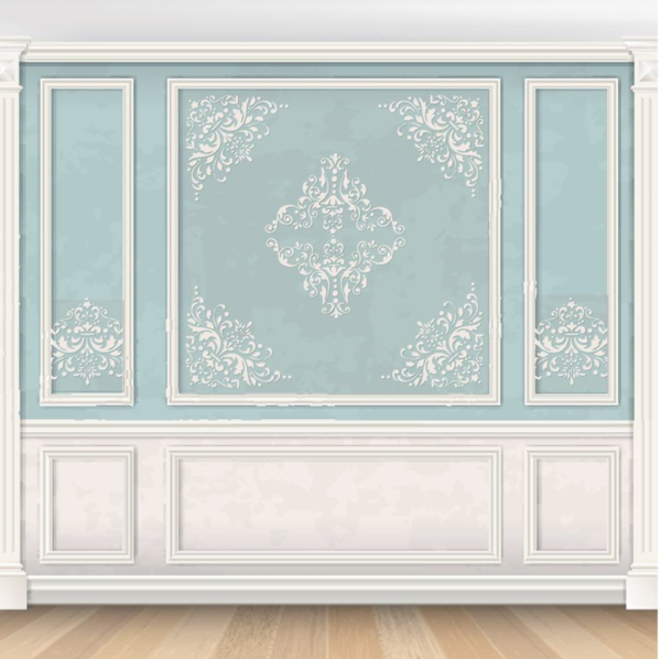 Redesign Raised Stencil - Lenore Corners Item: 633271