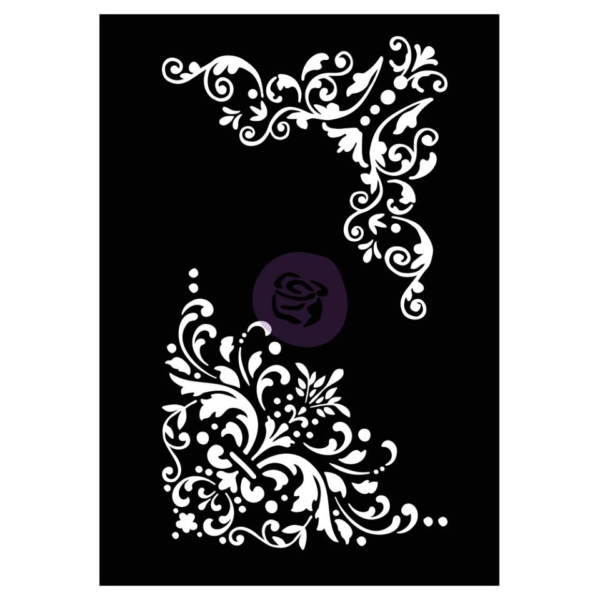 Redesign Raised Stencil - Lenore Corners Item: 633271 - Image 2