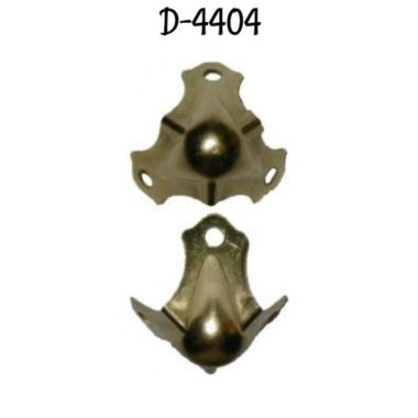 LARGE Trunk Corner  D4434 1-3//8/" x 1-3//8/" x 1-3//8/" Brass Plated