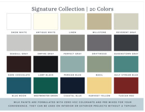 General Finishes Signature Collection 20 colors