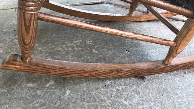 Bent Oak Rocker Runners - 2 Pairs, Wooden Rocking Chair Legs For DIY Chair Repair Or Upgrade