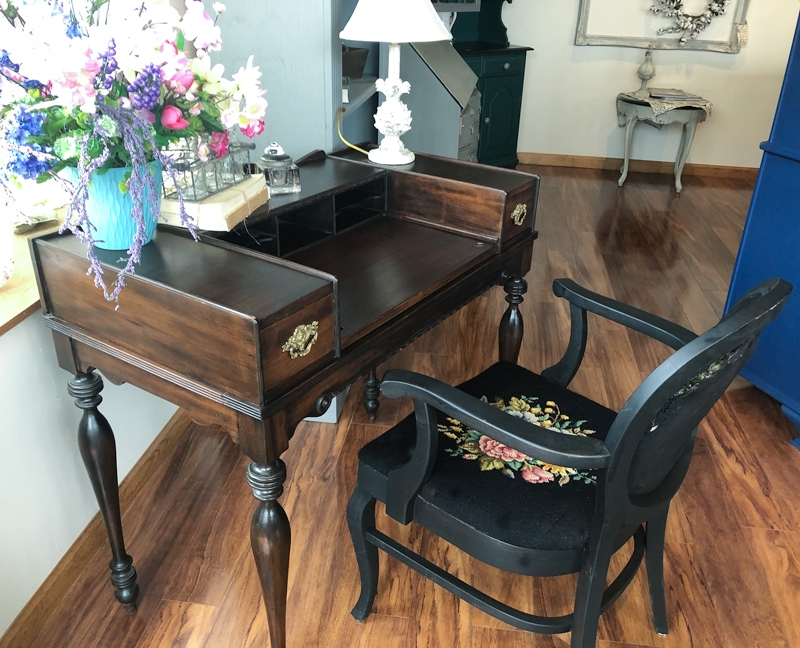 Antique Spinet Desk Restored