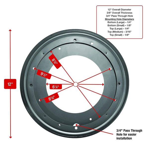 Lazy Susan Turntable Hardware