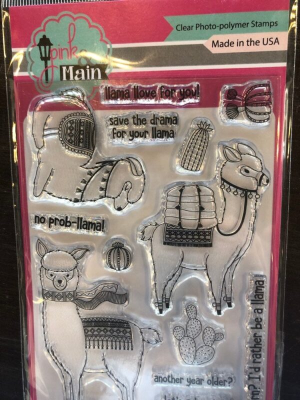 Clear Stamp Llama from Pink and Main