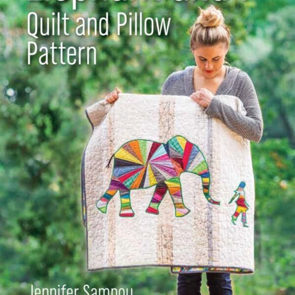 Elephant and I Quilt and Pillow # 80066