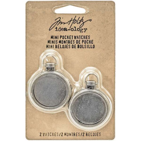 Tim Holtz Idea-ology Mini Pocket Watch Frames