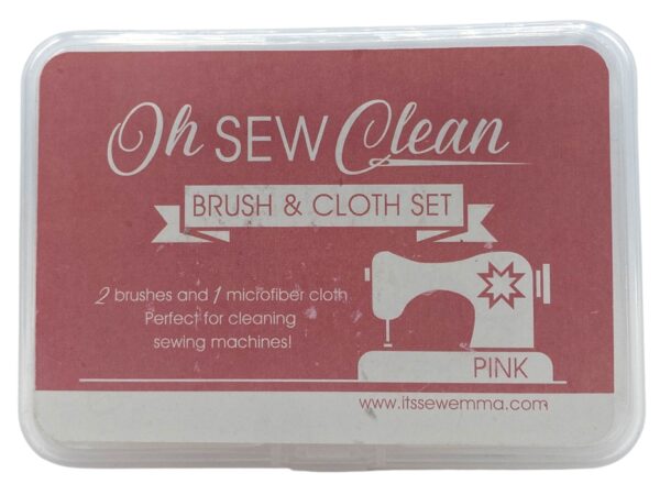 Oh Sew Clean Brush & Cloth Set