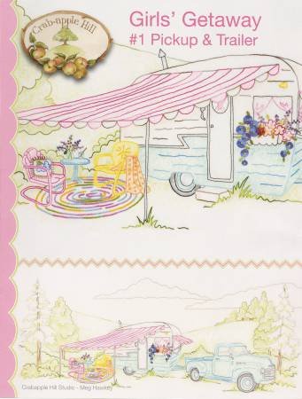 Girls Getaway 1 Pickup & Trailer CAH2553 Pattern