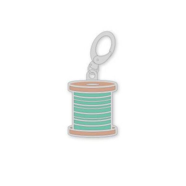 Lori Holt Stitch Sea Glass Spool Charm