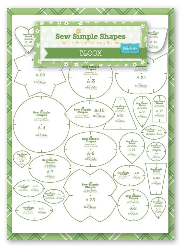 BLOOM - Sew Simple Shapes Applique Templates - Image 2