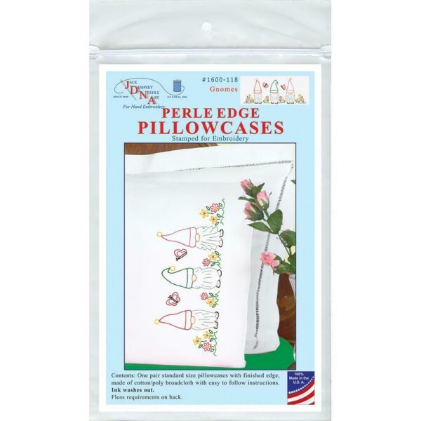 Gnomes Perle Edge Pillowcases 1600 118