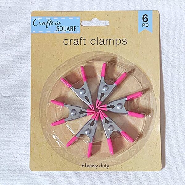 Crafter's Square Craft Claps 2 inch Heavy Duty Spring Clamps - 6 pc Set