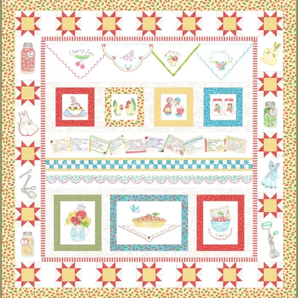 Summer Kitchen #11 Quilt Assembly Pattern by Crabapple Hill Studio