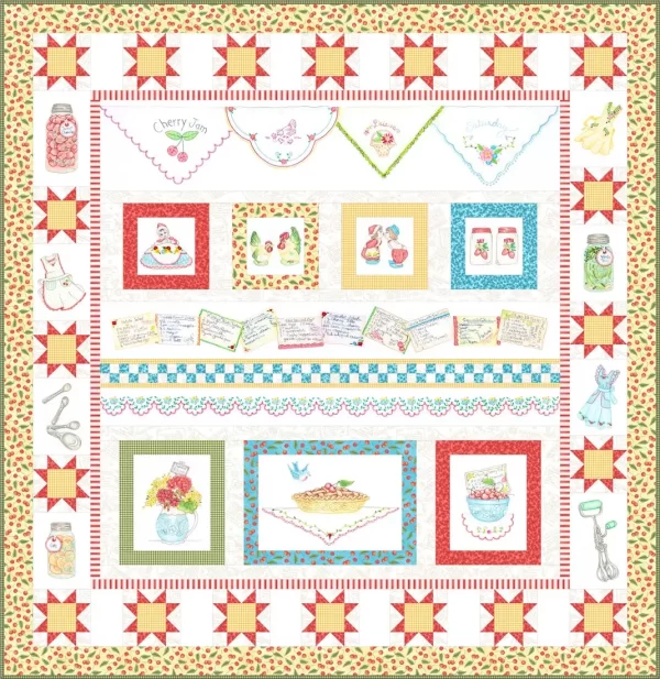 Summer Kitchen #11 Quilt Assembly Pattern by Crabapple Hill Studio